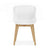 Hyg Chair Wood Base Chairs Normann Copenhagen Oak White 