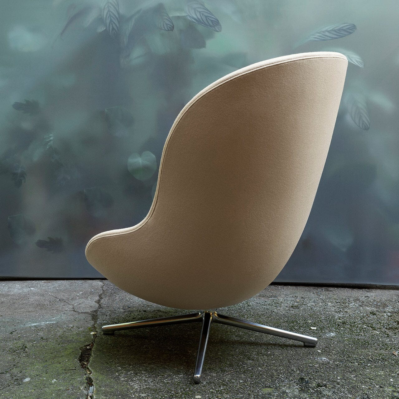 Hyg Lounge Chair High Swivel Base lounge chair Normann Copenhagen 