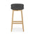 Hyg Wood Base Barstool Front Upholstered Stools Normann Copenhagen 