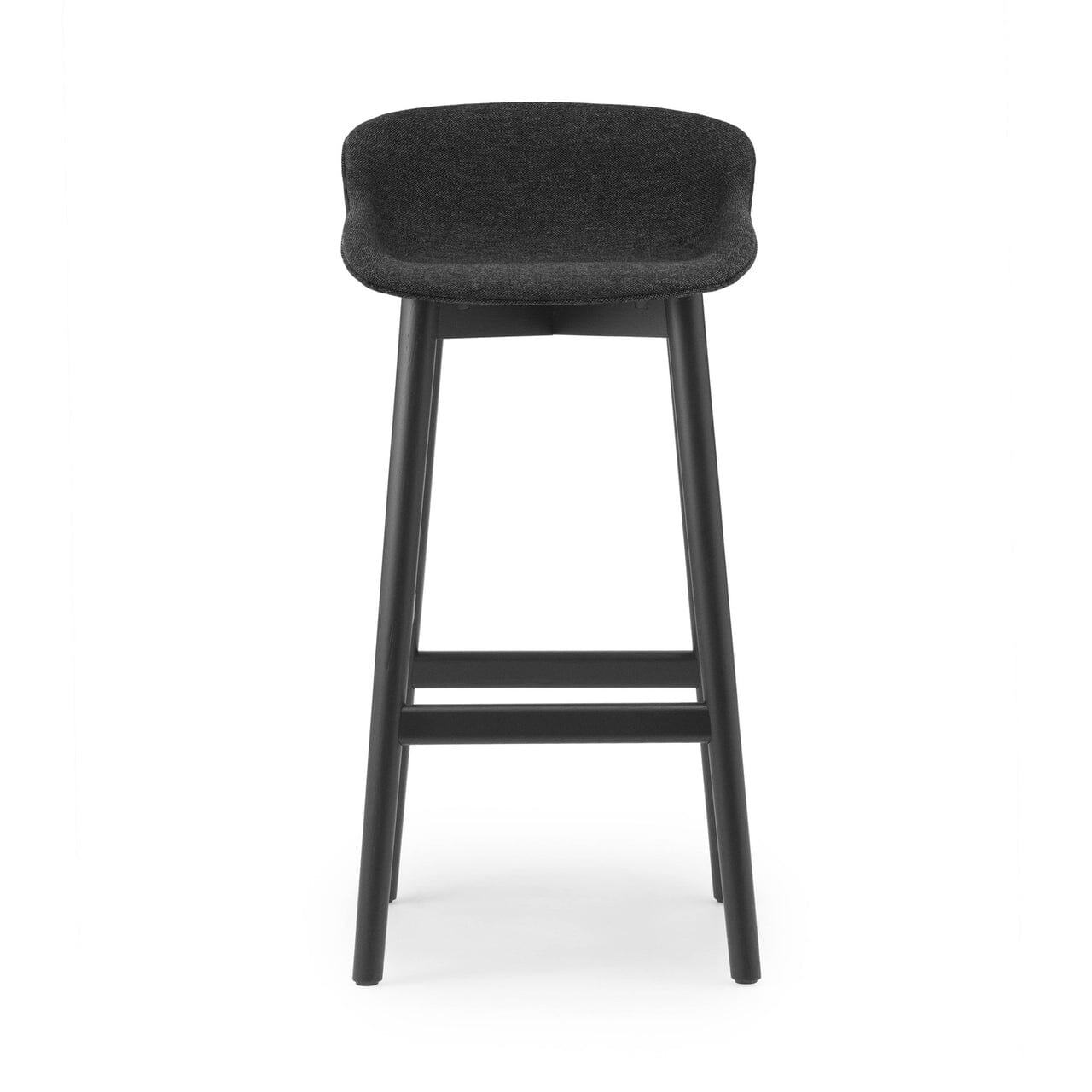 Hyg Wood Base Barstool Full Upholstered Stools Normann Copenhagen 