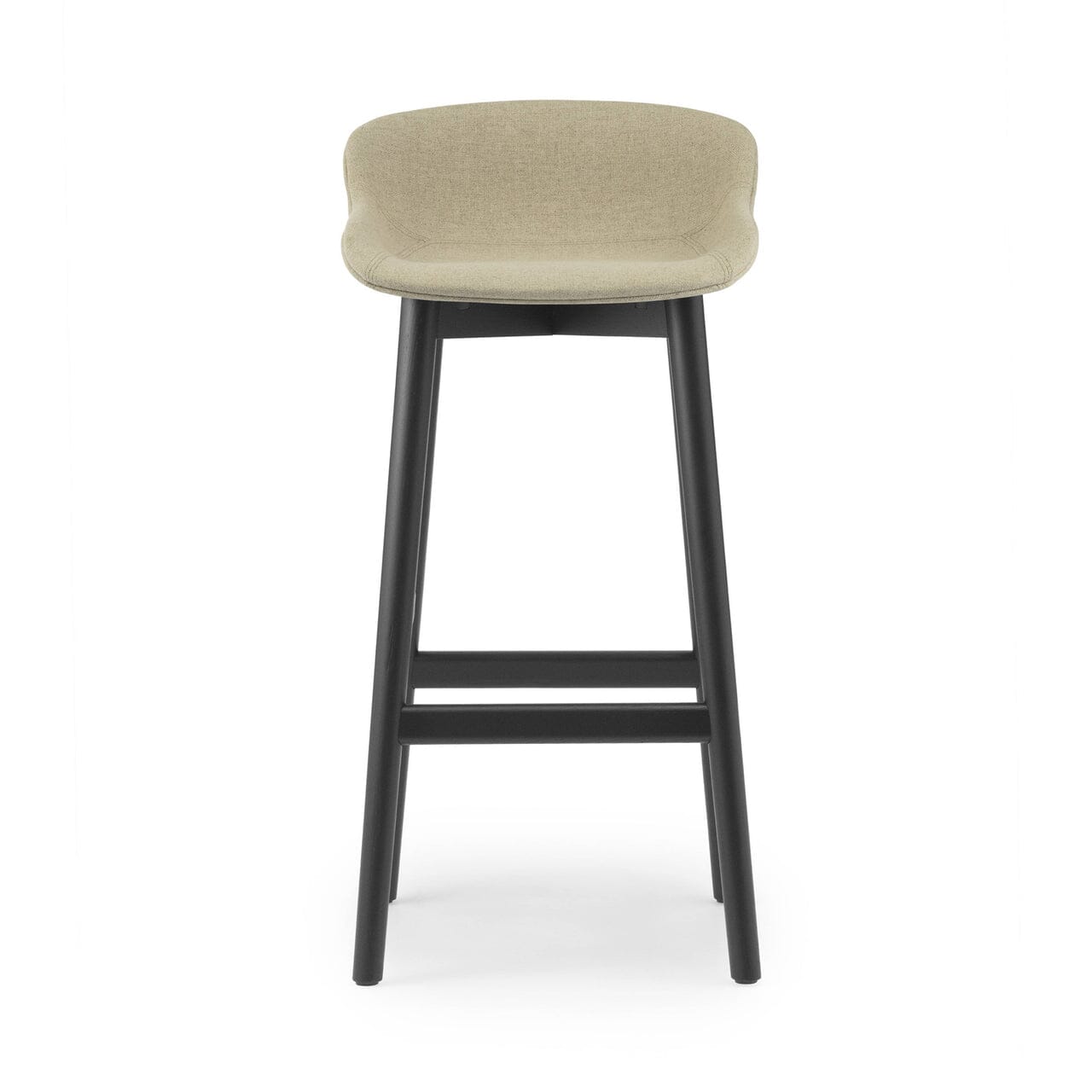 Hyg Wood Base Barstool Full Upholstered Stools Normann Copenhagen 