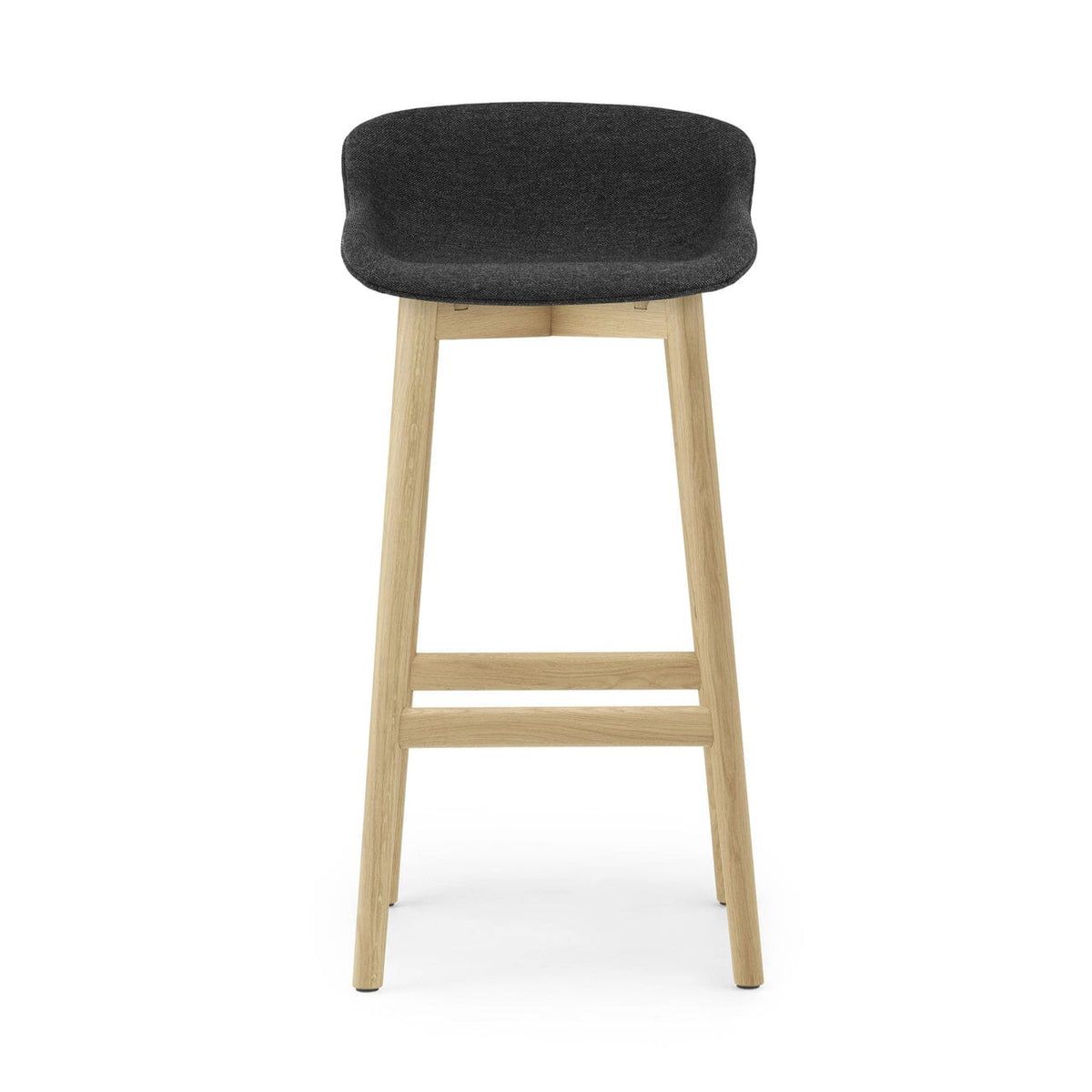 Hyg Wood Base Barstool Full Upholstered Stools Normann Copenhagen 