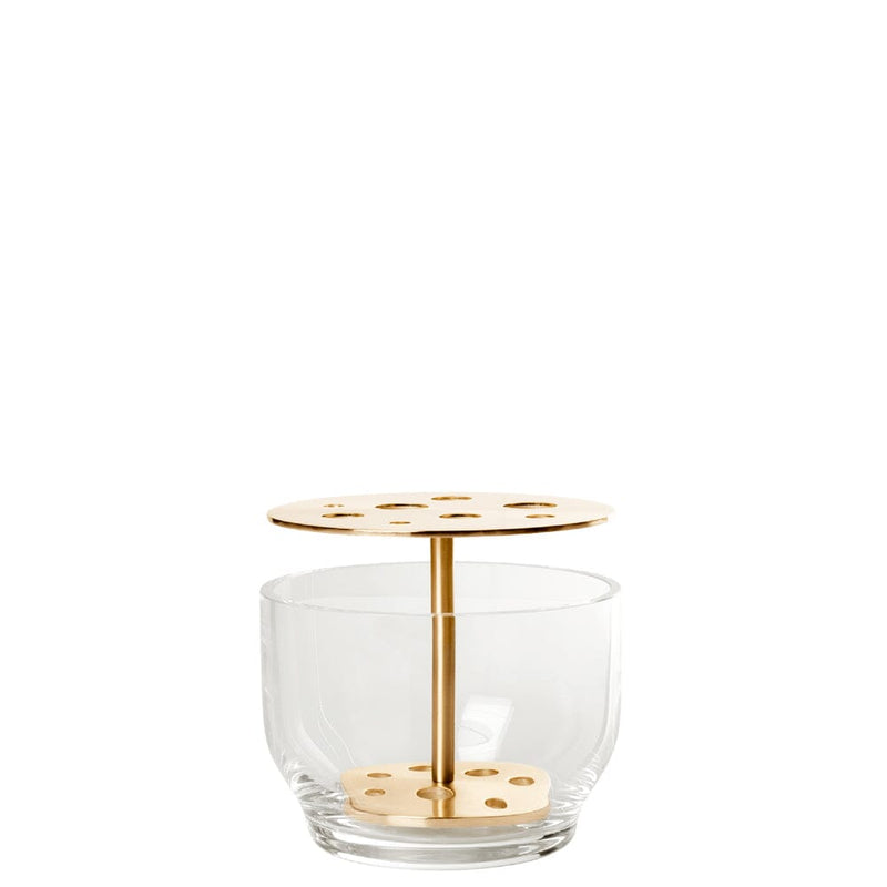Ikebana Vase Vases Fritz Hansen Small Brass Plated Stainless Steel 