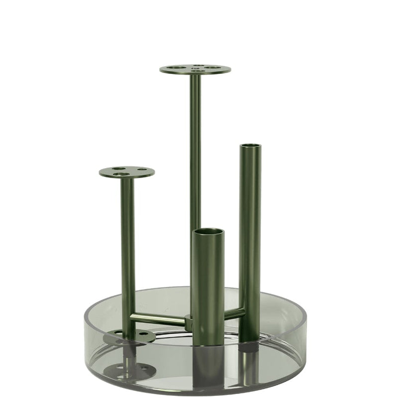 Ikeru Vase Vases Fritz Hansen Low Vase Forest Green 