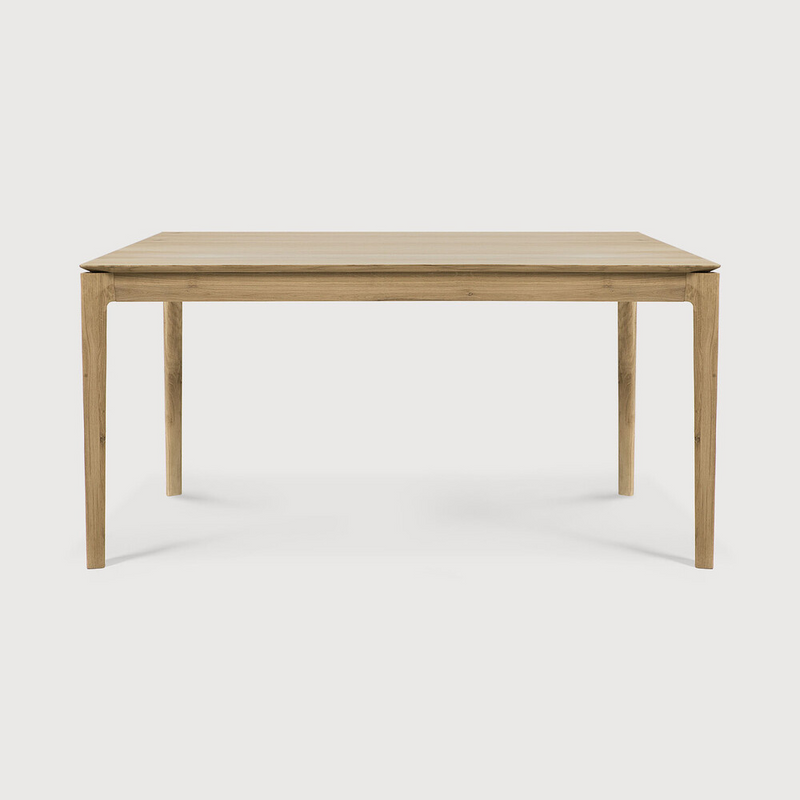 Bok dining table - varnished oak - rectangular