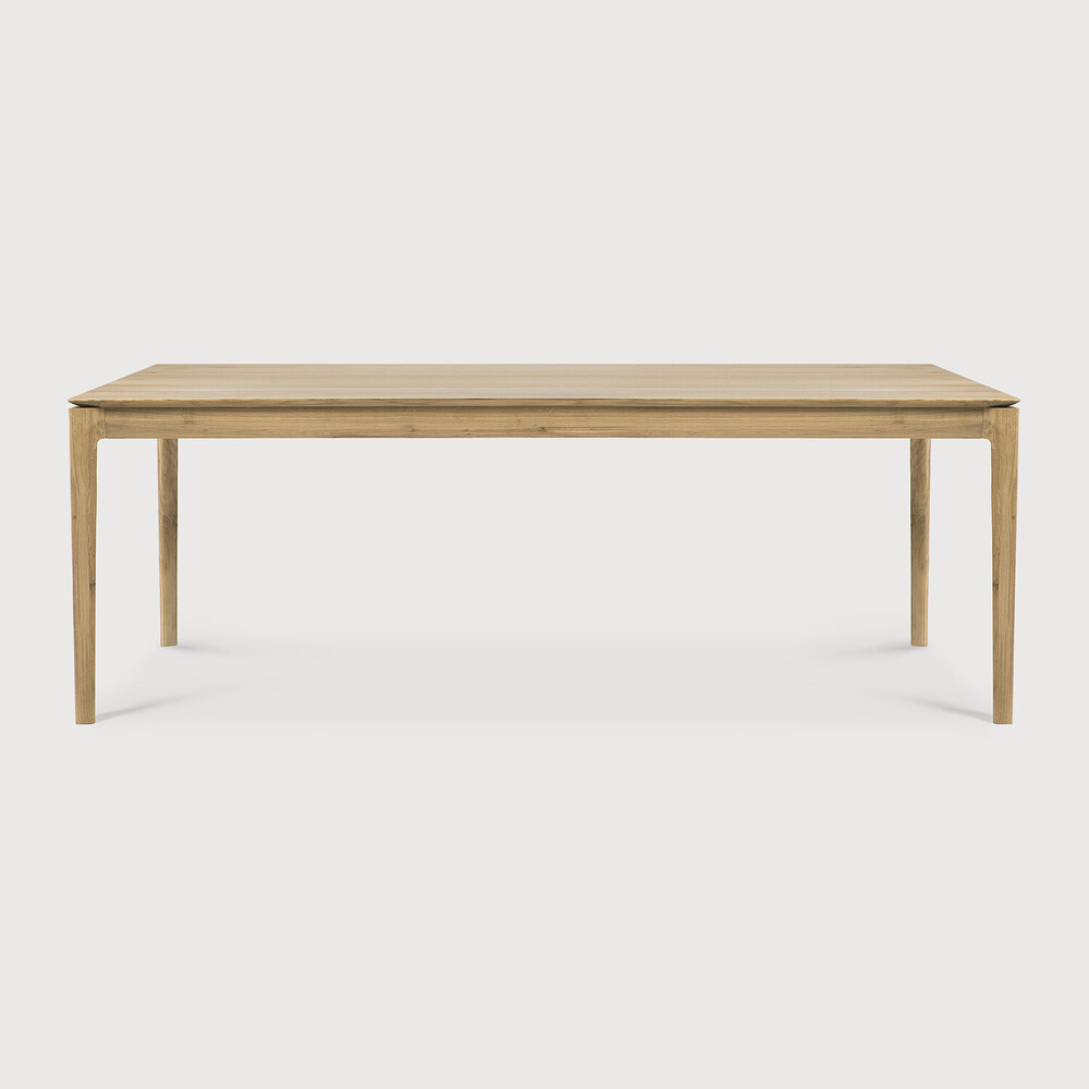 Bok dining table - varnished oak - rectangular