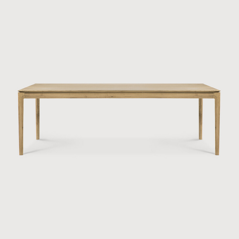 Bok dining table - varnished oak - rectangular