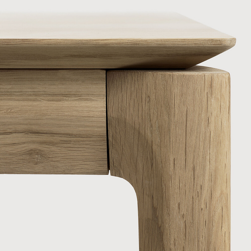 Bok dining table - varnished oak - rectangular