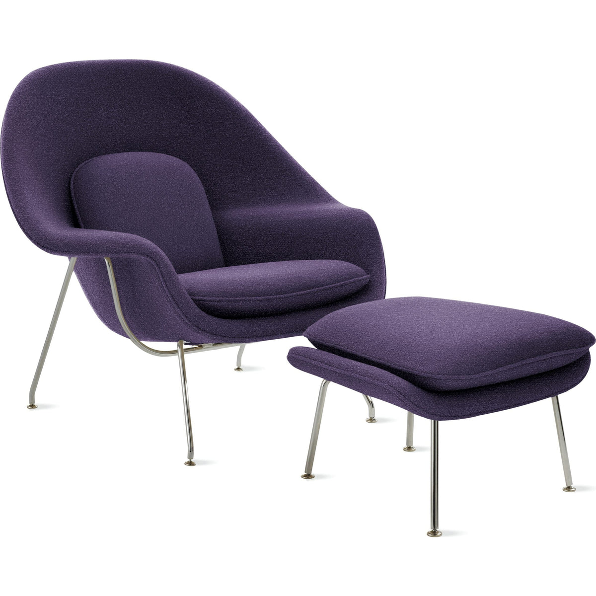 Womb Chair and Ottoman lounge chair Knoll 