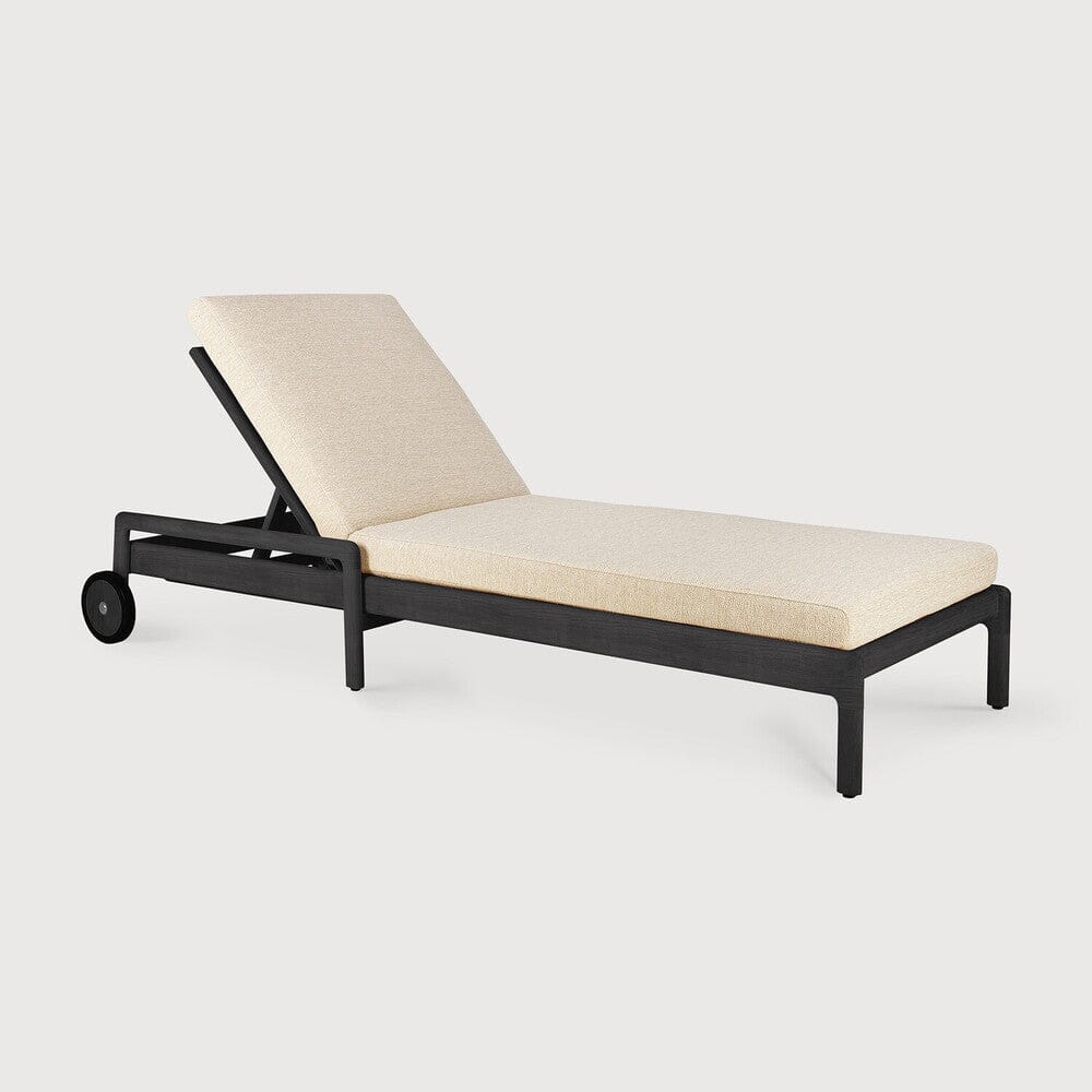 Jack Outdoor Adjustable Lounger with Cushion Outdoor Lounge Chairs Ethnicraft 3 Seater Natural 