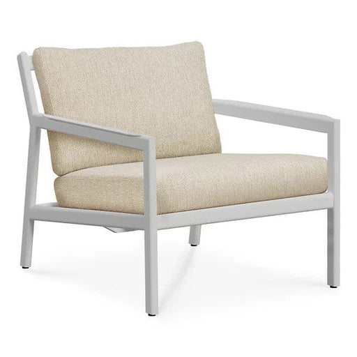 Jack Outdoor Aluminum Lounge Chair with Cushion Outdoors Ethnicraft Natural 