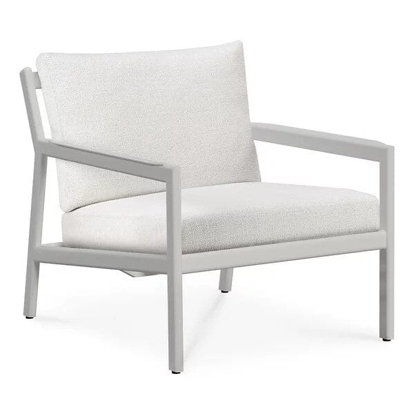 Jack Outdoor Aluminum Lounge Chair with Cushion Outdoors Ethnicraft Off white 