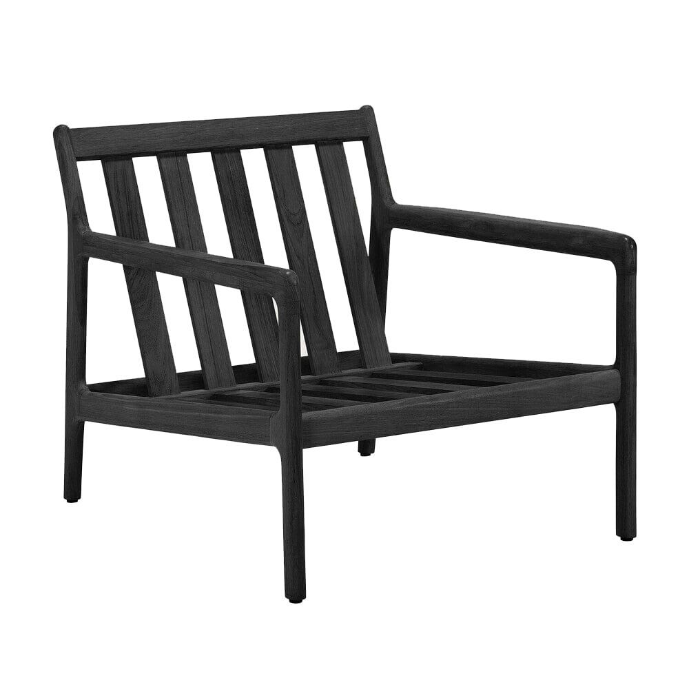 Jack Outdoor Lounge Chair Frame Outdoors Ethnicraft Teak Black 