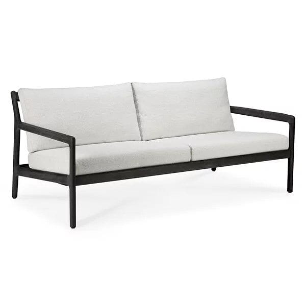 Jack Outdoor Sofa Sofa Ethnicraft 2 Seater Off white Teak Black