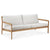 Jack Outdoor Sofa Sofa Ethnicraft 2 Seater Off white Teak