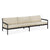 Jack Outdoor Sofa Sofa Ethnicraft 3 seater Natural Teak Black