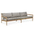 Jack Outdoor Sofa Sofa Ethnicraft 3 seater Mocha Teak