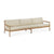 Jack Outdoor Sofa Sofa Ethnicraft 3 seater Natural Teak