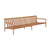 Jack Outdoor Sofa Frame Sofa Ethnicraft 3 Seater Teak 