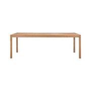 Jack Teak Outdoor Dining Table Dining Tables Ethnicraft 98.5" W 