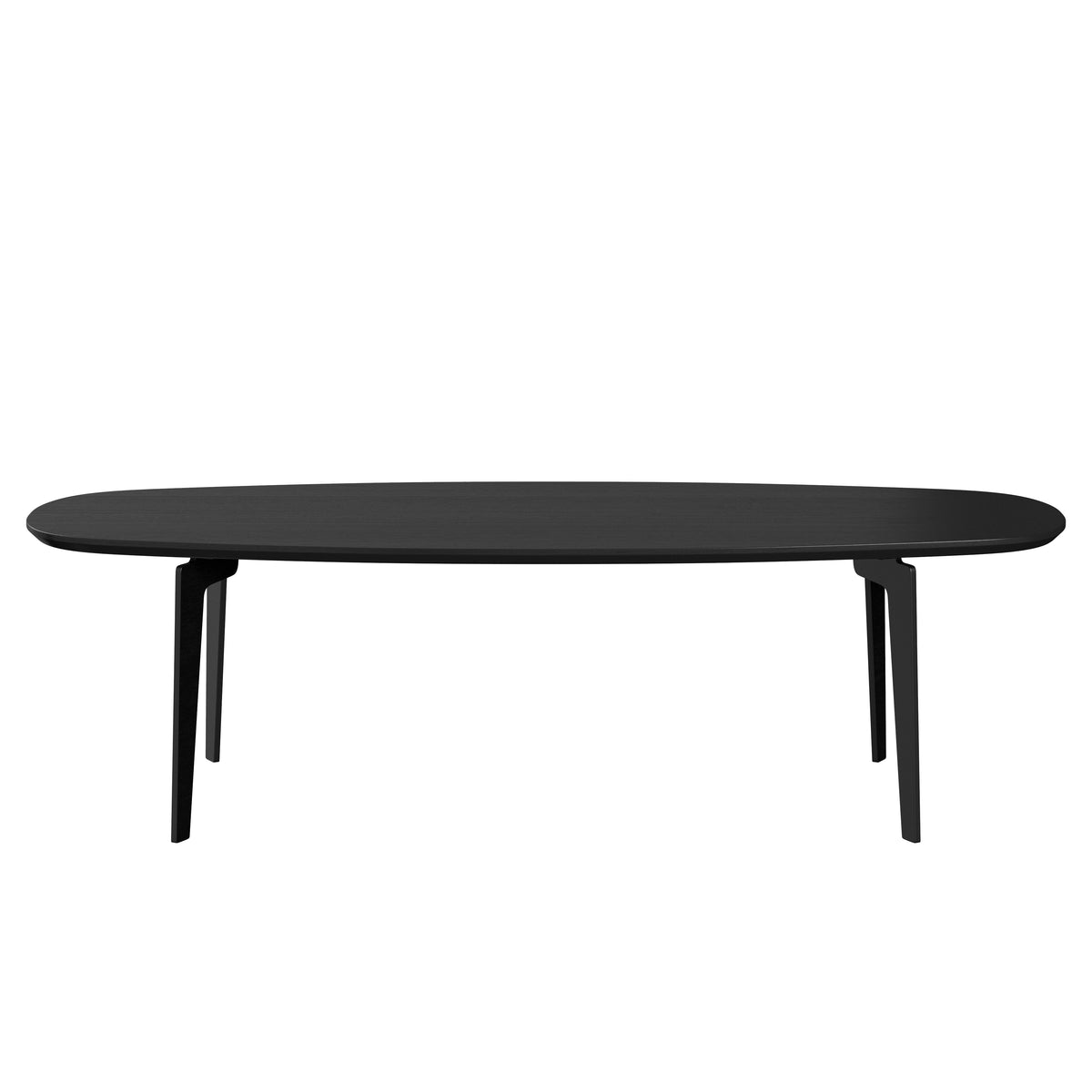 Join Coffee Table Coffee Tables Fritz Hansen FH61 (51.2 inch oval) +$370.00 Black Lacquered Oak 