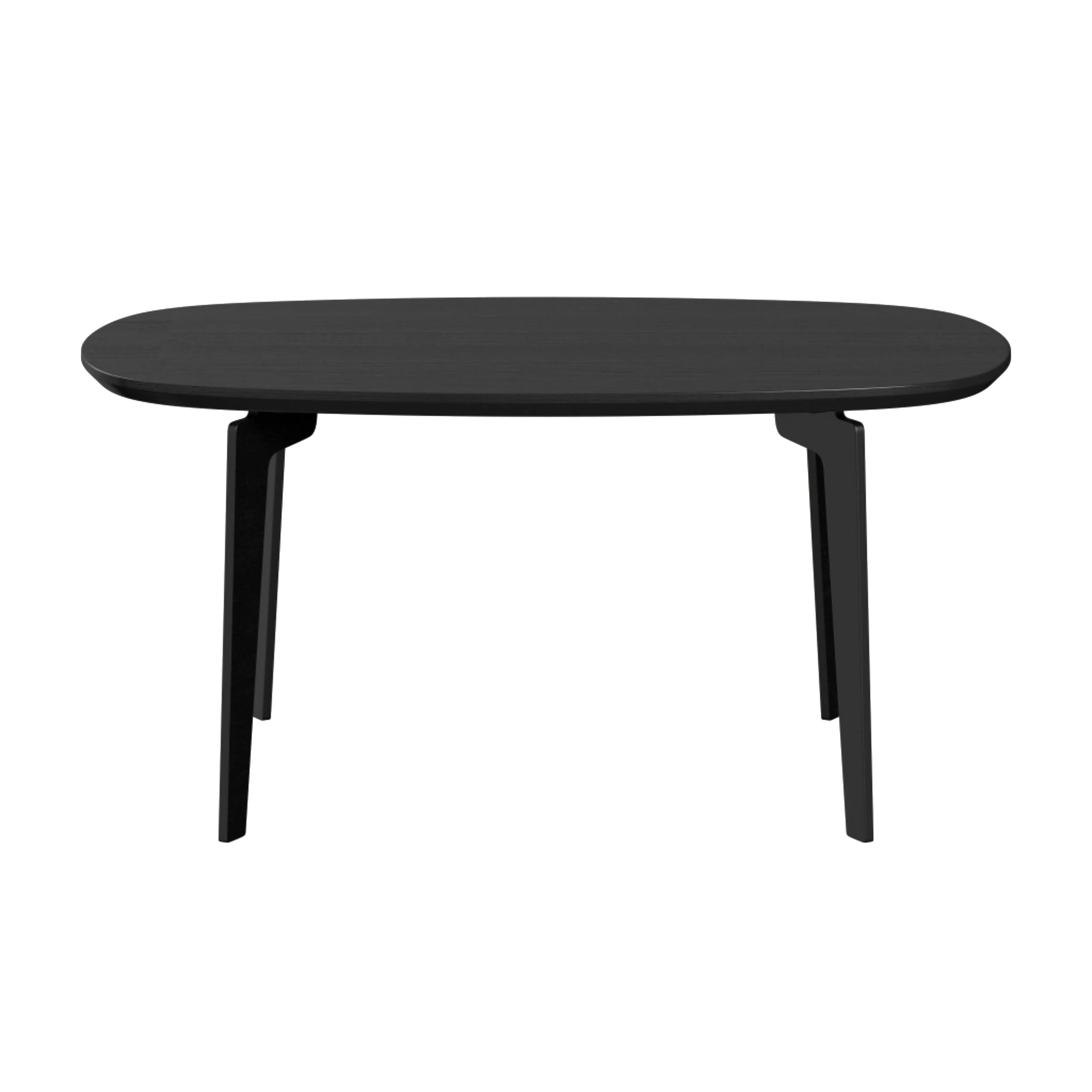 Join Coffee Table Coffee Tables Fritz Hansen FH21 (29.9 inch oval) Black Lacquered Oak 