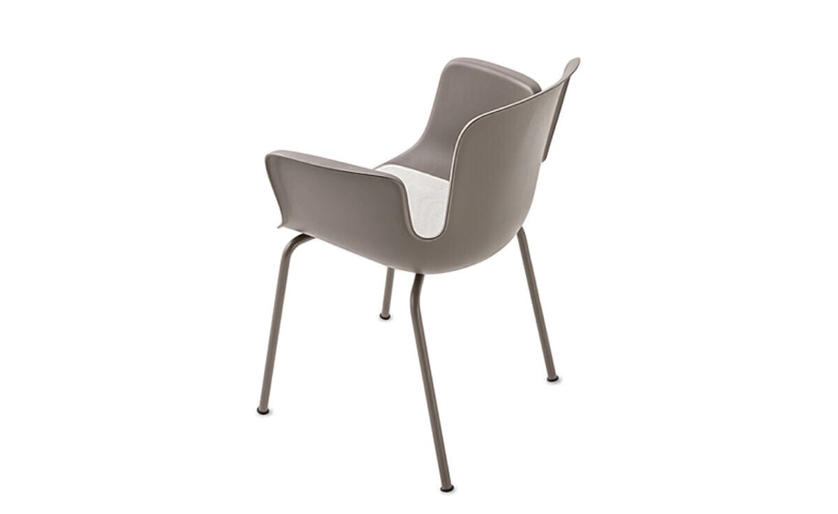 Juli Plastic Chair With 4 Leg Base Chair Cappellini 