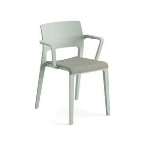 Juno 02 Chair - Open Backrest With Seat Pad Side/Dining Arper 