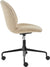 Beetle Meeting Chair 4-Star Base with Castors - Height Adjustable - Fully Upholstered