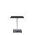 Top Top Indoor Table table Kartell 23.6" Square Pleated-Leg & Square Base/Black Square Top 