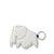 Key Ring Elephant Accessories Vitra Snow 