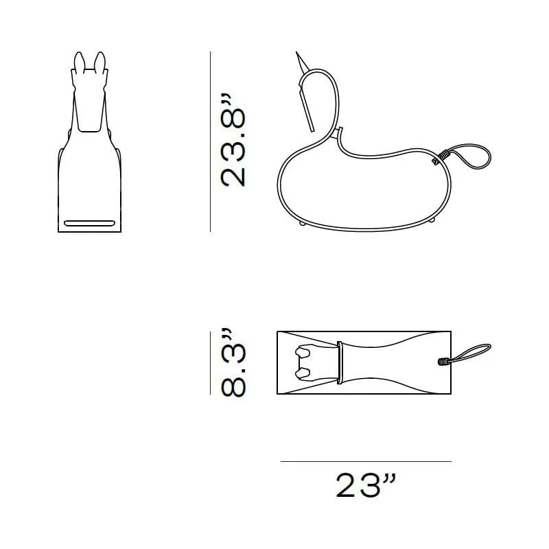 Kids Rocking Horse rocking chairs Fritz Hansen 