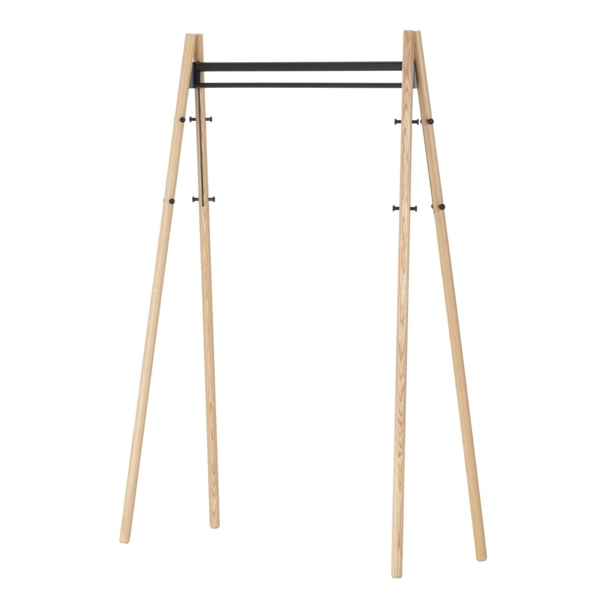 Kiila Coat Rack Miscellaneous Artek Legs Natural Lacquered-Structure and Hooks Stone White 