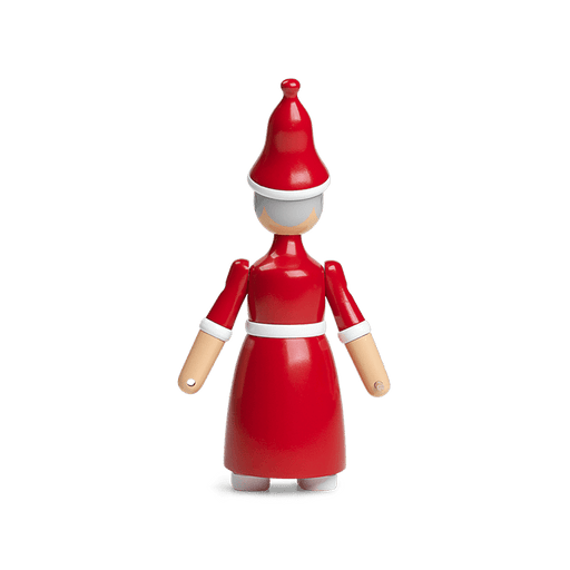 Kay Bojesen Santa Clara (Mrs. Santa), Red/White, view 2