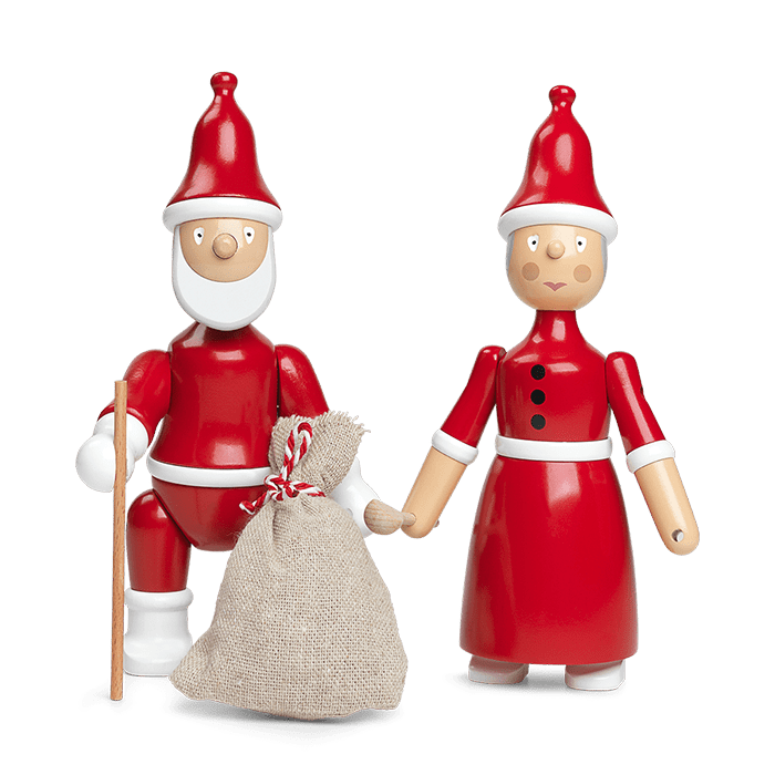 Kay Bojesen Santa Clara (Mrs. Santa), Red/White, view 3