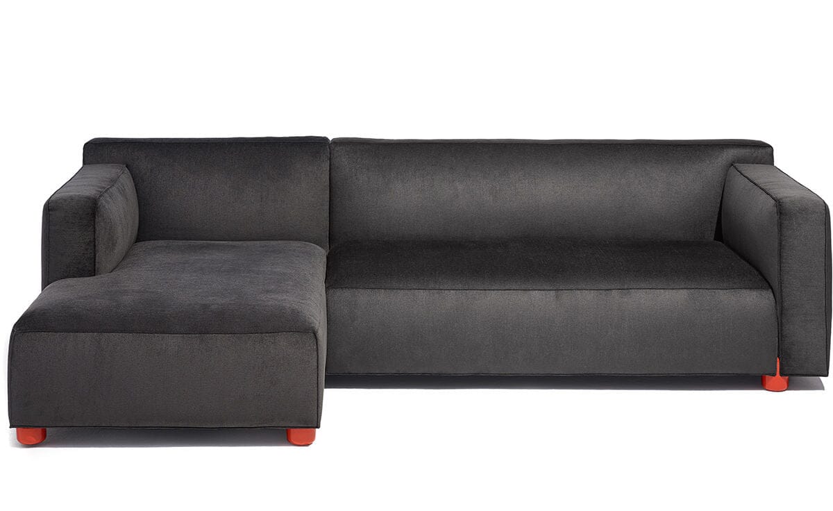 Barber Osgerby Asymmetric Sofa with Chaise Sofa Knoll 