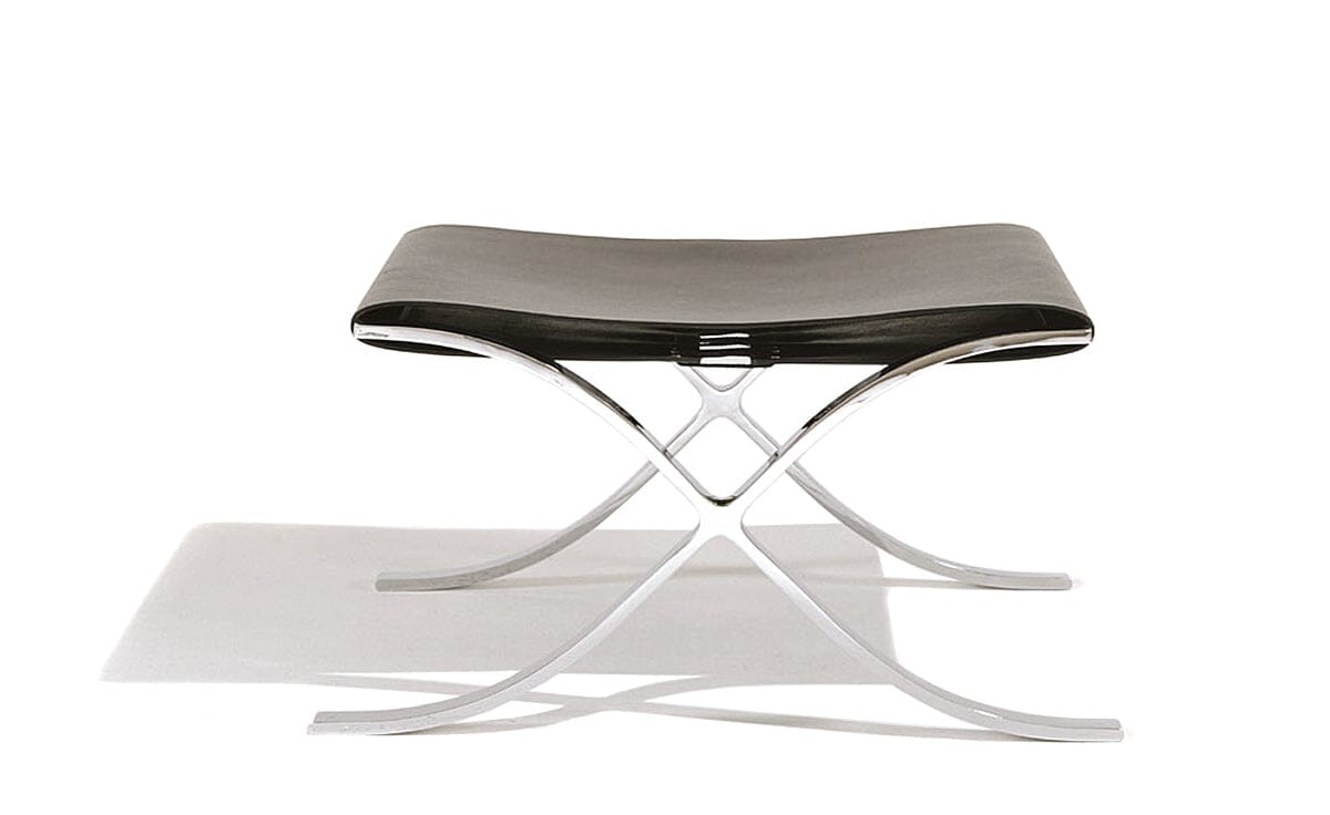 Barcelona Stool with Cowhide Sling Stools Knoll 