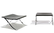 Barcelona Stool with Cowhide Sling Stools Knoll 