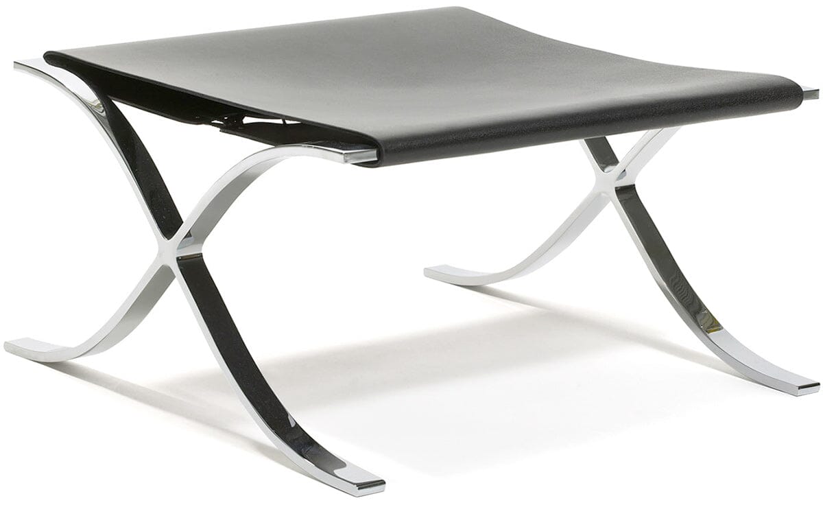 Barcelona Stool with Cowhide Sling Stools Knoll 