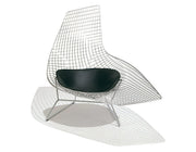 Bertoia Asymmetric Chaise Lounge With Seat Cushion lounge chair Knoll 