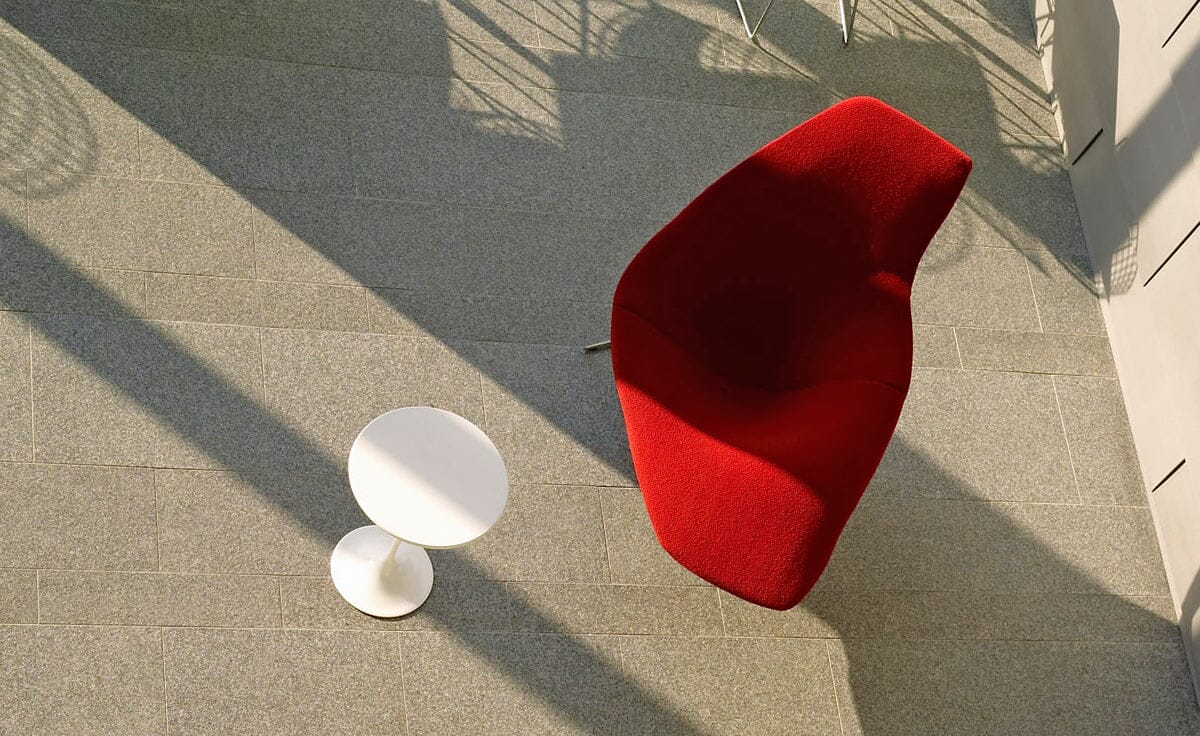 Bertoia Asymmetric Chaise With Full Cover lounge chair Knoll 