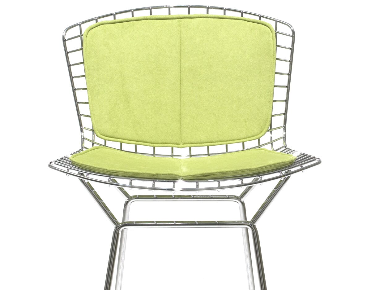 Bertoia Stool with Seat and Back Pad bar seating Knoll 