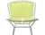 Bertoia Stool with Seat and Back Pad