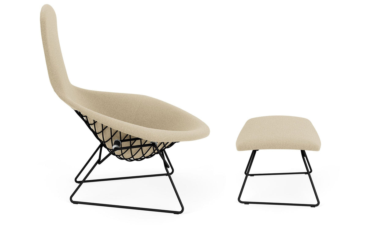 Bertoia Bird Chair and Ottoman lounge chair Knoll 