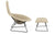 Bertoia Bird Chair and Ottoman