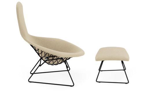 Bertoia Bird Chair and Ottoman lounge chair Knoll 