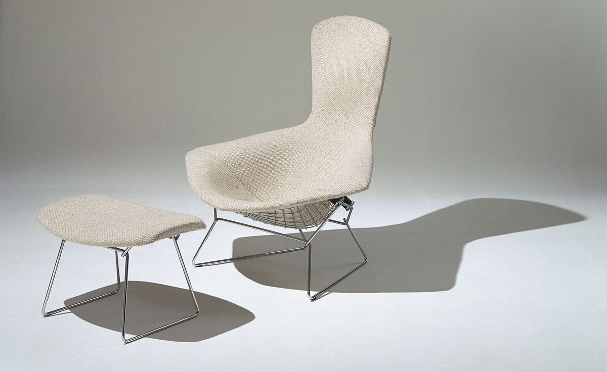Bertoia Bird Chair and Ottoman lounge chair Knoll 