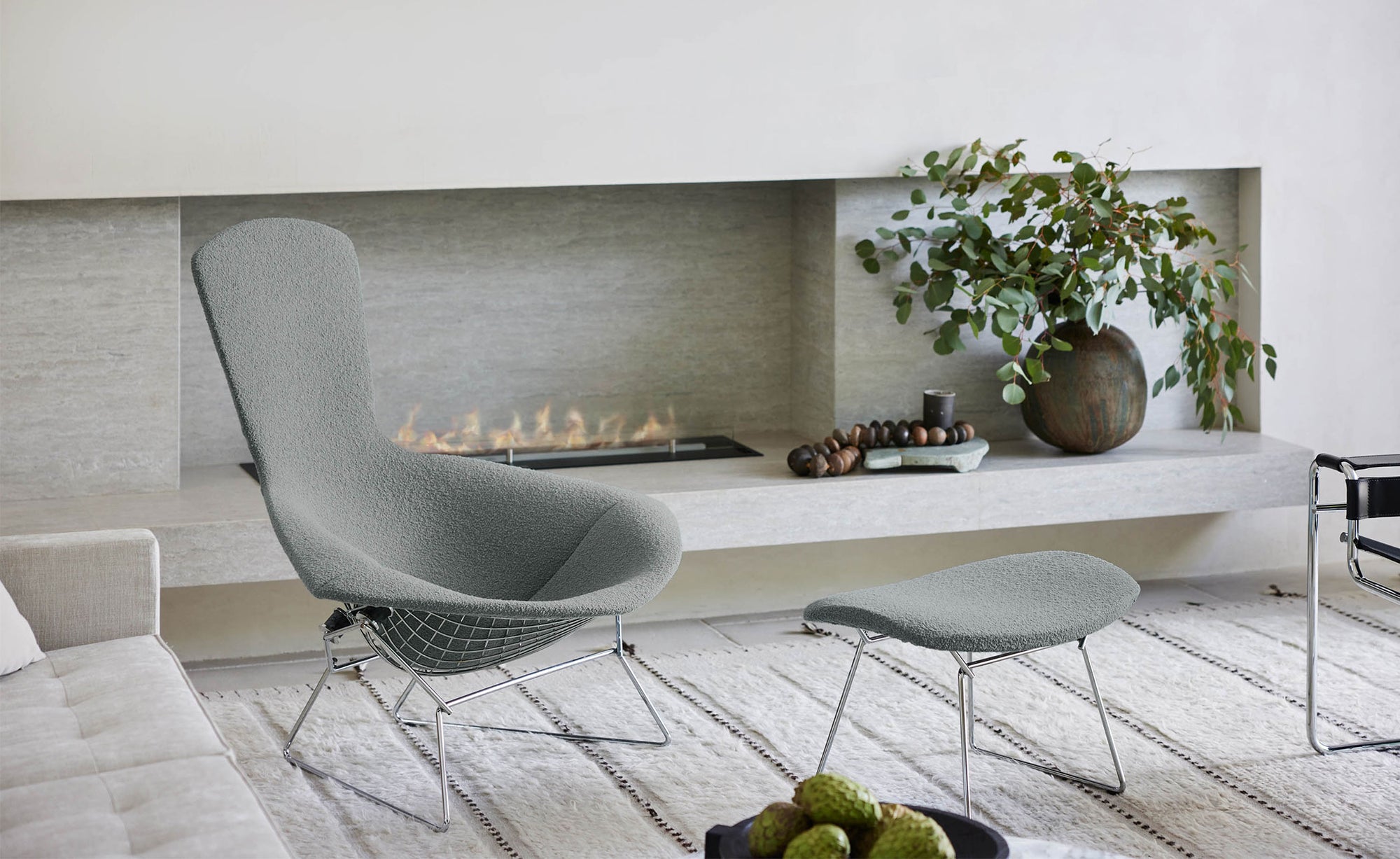 Bertoia Bird Ottoman