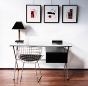 Bertoia Side Chair with Seat Pad Side/Dining Knoll 
