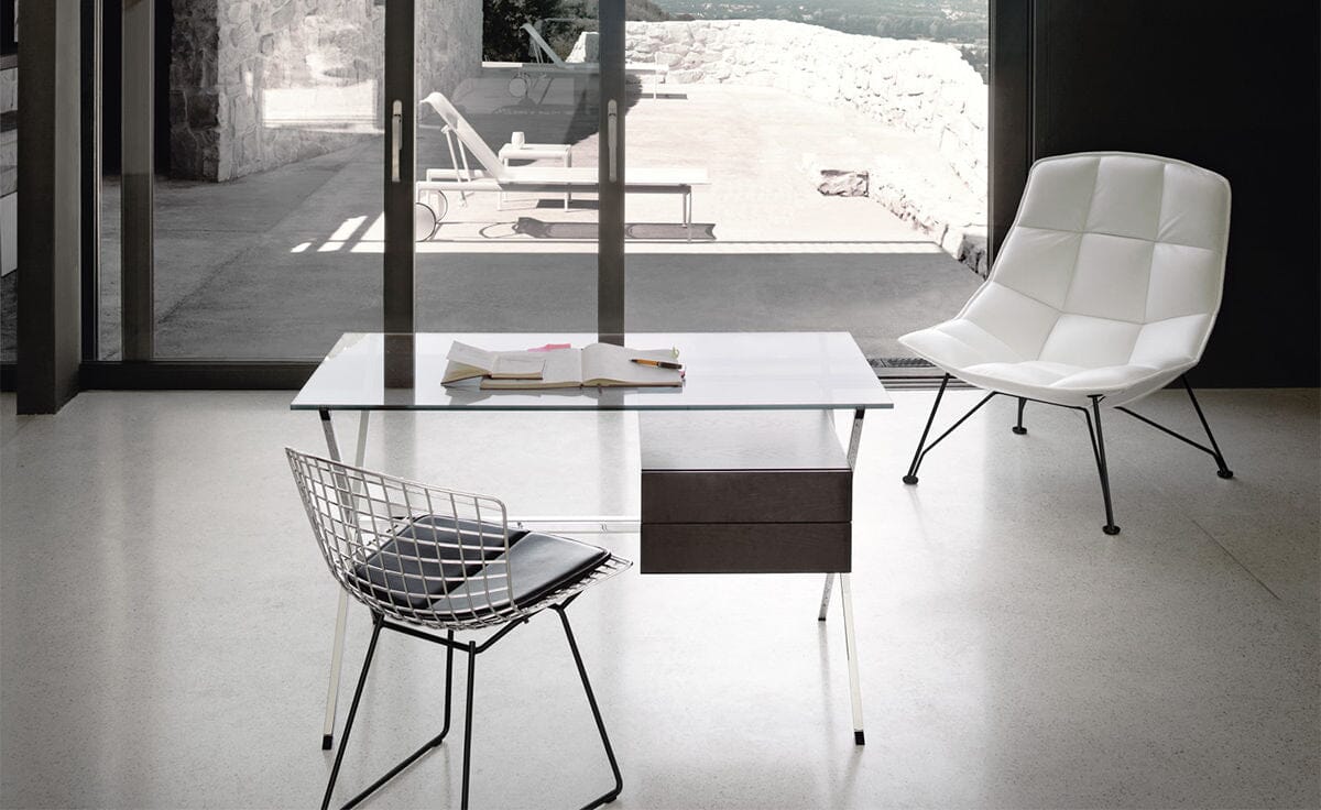 Bertoia Two-Tone Side Chair Side/Dining Knoll 